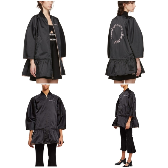 OPENING CEREMONY Reversible Peplum Bomber Jacket - Picture 13 of 14